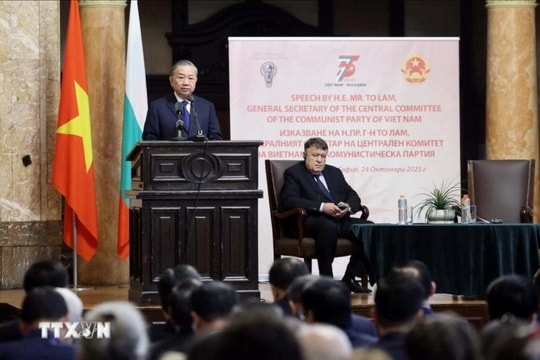 Tổng Bí thư Tô Lâm phát biểu chính sách tại Đại học Tổng hợp Sofia