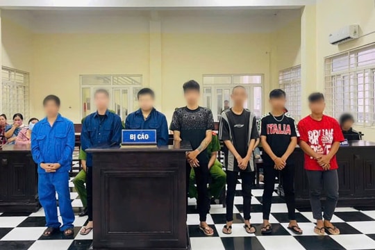 Xét xử nhóm thanh, thiếu niên gây rối trật tự công cộng