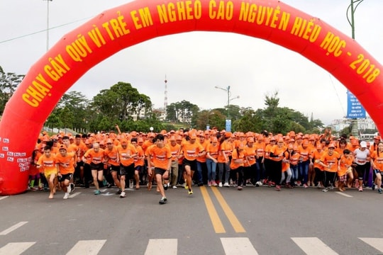 Sắp diễn ra giải chạy gây quỹ học bổng cho trẻ em nghèo vùng cao nguyên