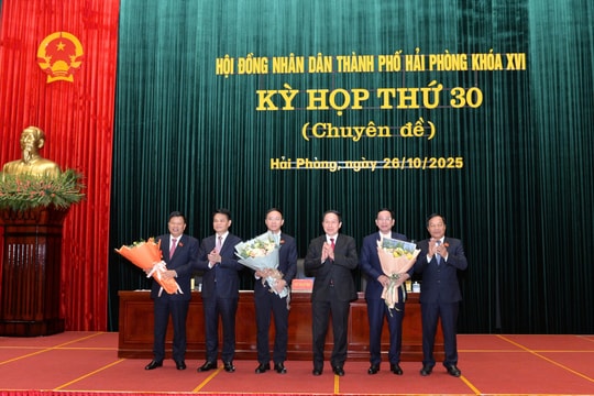 Hải Phòng có thêm hai Phó Chủ tịch UBND thành phố