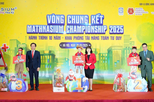 Rực sáng tài năng trẻ phía Bắc tại Mathnasium Championship 2025