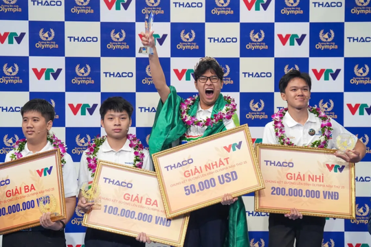 Nam sinh Hà Nội - Amsterdam bứt phá ngoạn mục, giành vòng nguyệt quế Olympia 2025