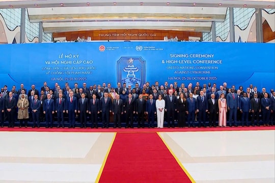 Toàn cảnh bế mạc Lễ mở ký Công ước của Liên hợp quốc về chống tội phạm mạng