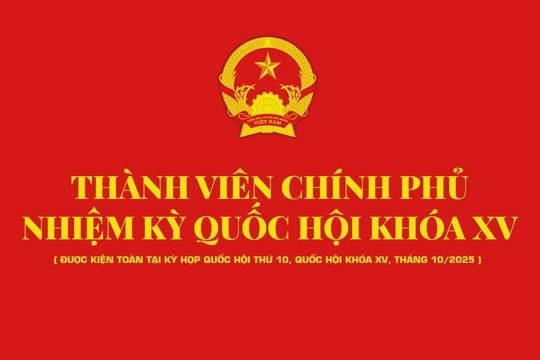 Thành viên Chính phủ nhiệm kỳ 2021-2026