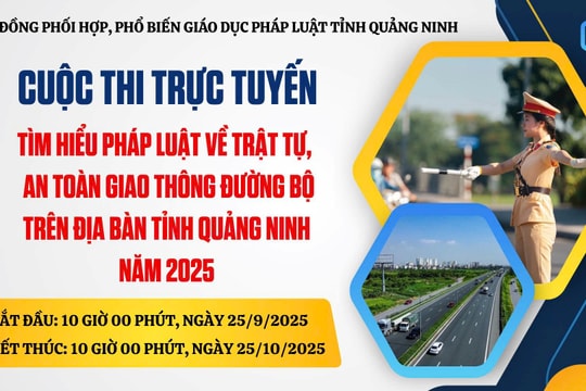 Hơn 92.000 lượt người tham gia Cuộc thi tìm hiểu pháp luật về an toàn giao thông tại Quảng Ninh