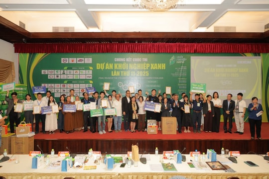 Vinh danh 13 dự án tiêu biểu tại cuộc thi Dự án Khởi nghiệp xanh 2025