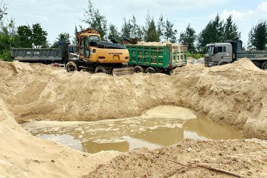 Hà Nội không đấu giá quyền khai thác khoáng sản tại 3 mỏ cát