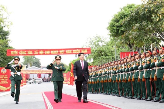 Chủ tịch nước Lương Cường dự kỷ niệm 80 năm Ngày truyền thống Quân khu 3