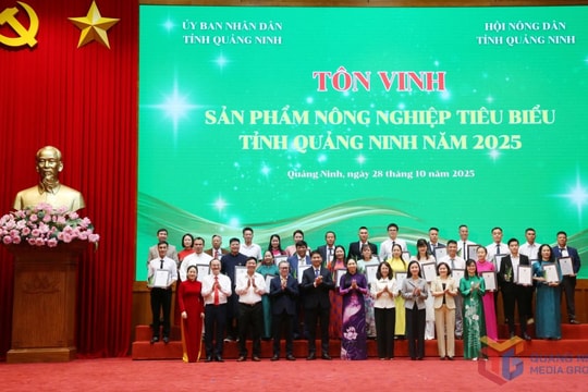 Quảng Ninh tôn vinh 27 sản phẩm nông nghiệp tiêu biểu năm 2025