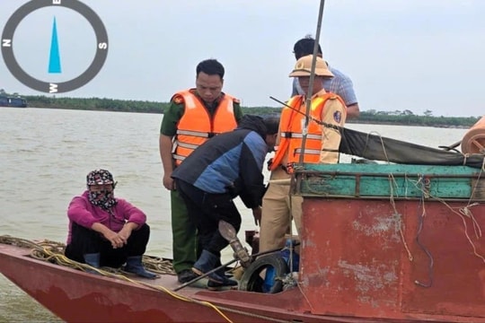 Ninh Bình: Tuần tra, xử lý phương tiện sử dụng thiết bị điện để khai thác thủy sản