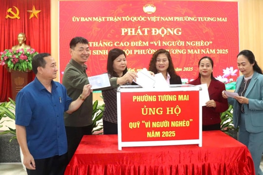 Hà Nội: Nêu cao tinh thần tương thân, tương ái, chung tay ủng hộ Quỹ "Vì người nghèo"