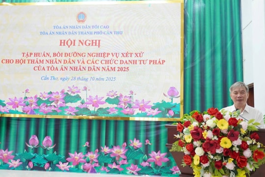 TAND TP Cần Thơ tập huấn, bồi dưỡng nghiệp vụ năm 2025