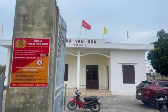 Làm rõ vụ việc một người dân trốn bất thường tại Nhà văn hóa