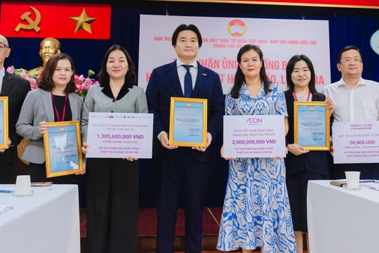 TP.HCM tiếp nhận gần 190 tỷ đồng và hàng hoá