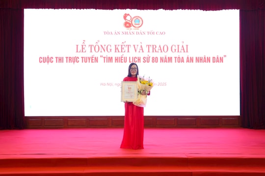 Nữ giáo viên và cơ duyên học tập, trau dồi kiến thức lịch sử Tòa án nhân dân