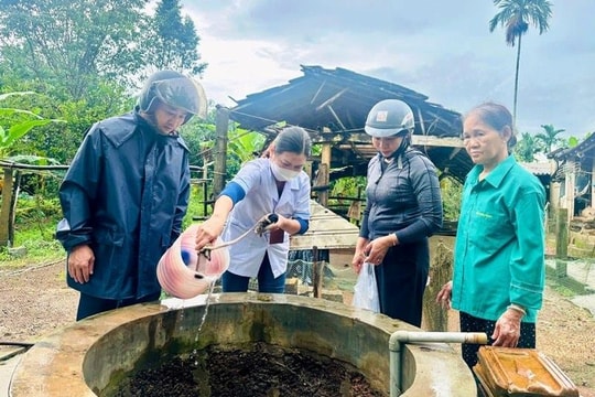 Quảng Ngãi tập trung xử lý, dọn dẹp vệ sinh khi nước rút