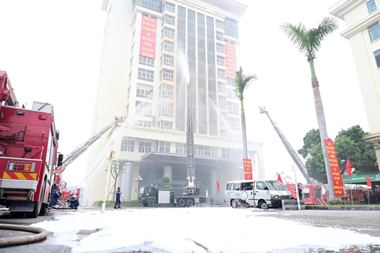 Hải Phòng diễn tập chữa cháy và cứu nạn cứu hộ năm 2025