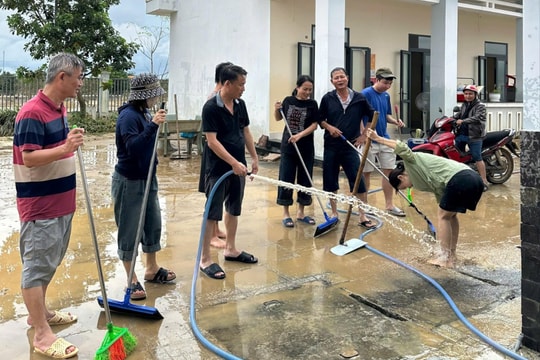 TAND TP. Đà Nẵng chủ động ứng phó mưa lũ, cán bộ chung tay khắc phục hậu quả