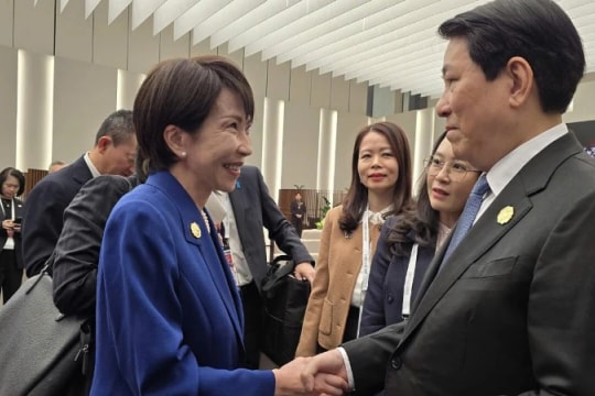 Chủ tịch nước Lương Cường gặp gỡ  lãnh đạo các nền kinh tế APEC