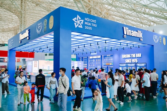Vinamilk lan tỏa thương hiệu Việt tại Hội chợ Mùa Thu