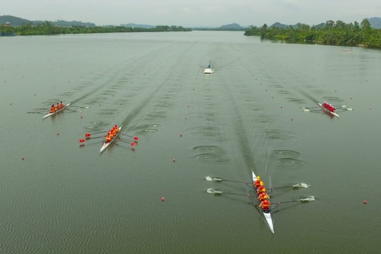 Khai mạc Giải đua thuyền Rowing và Canoeing quốc gia năm 2025