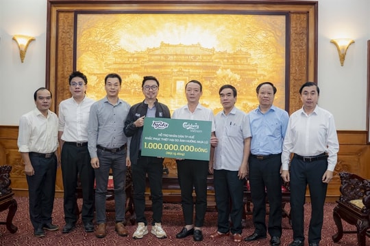 Hơn 4 tỷ đồng hỗ trợ người dân Huế vượt qua khó khăn sau lũ