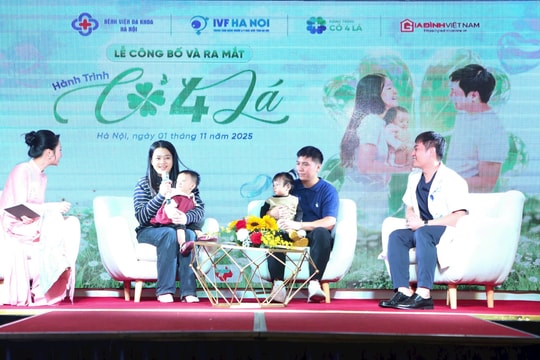 “Hành trình Cỏ 4 Lá” - hy vọng của những cặp vợ chồng hiếm muộn