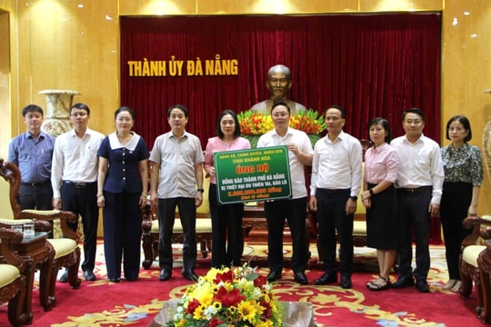 Khánh Hòa hỗ trợ Đà Nẵng 2 tỷ đồng khắc phục hậu quả mưa lũ