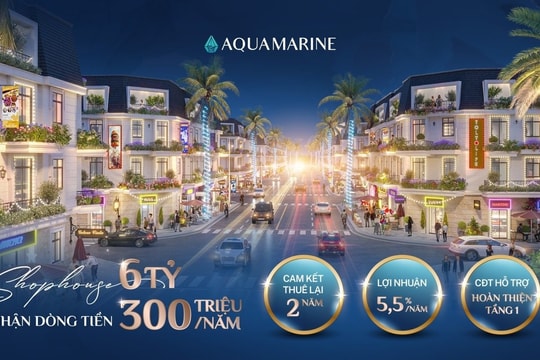 Đầu tư 6 tỷ - nhận 26 triệu/tháng từ shophouse đã có sổ