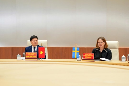 Tăng cường hợp tác chuyển đổi số, cảng biển xanh giữa Hải Phòng và Thụy Điển