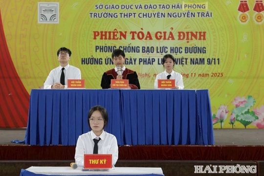 Tuyên truyền pháp luật cho học sinh thông qua phiên tòa giả định