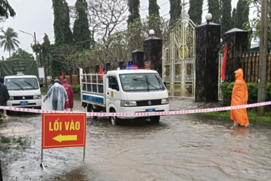 Công an Quảng Trị chủ động ứng phó mưa lớn, bảo đảm an toàn cho nhân dân