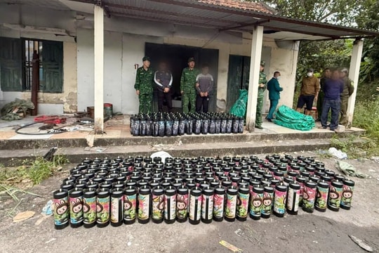 Triệt phá đường dây buôn bán, vận chuyển khí cười quy mô lớn