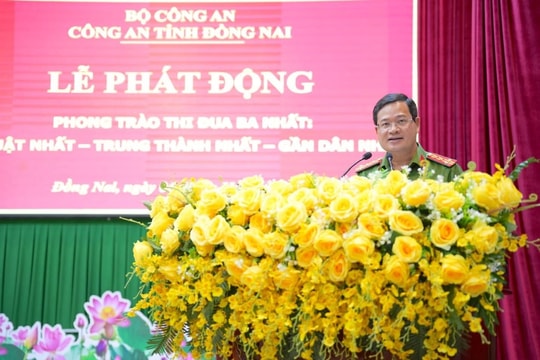 Công an Đồng Nai phát động phong trào thi đua “Ba nhất”