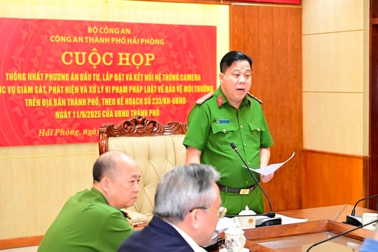 Hải Phòng sử dụng hệ thống camera giám sát, xử lý vi phạm về môi trường