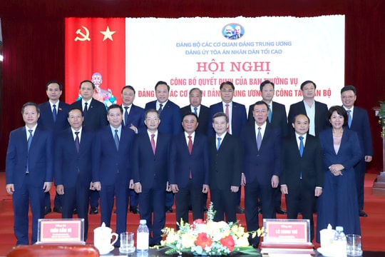 Đồng chí Nguyễn Văn Quảng giữ chức Bí thư Đảng ủy Tòa án nhân dân tối cao