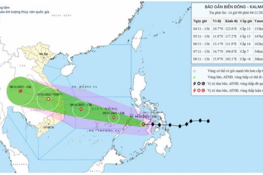 Thủ tướng chỉ đạo 8 địa phương ứng phó khẩn với bão Kalmaegi
