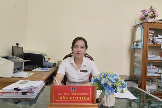 Nữ Thư ký Tòa án với sáng kiến hiệu quả trong công tác