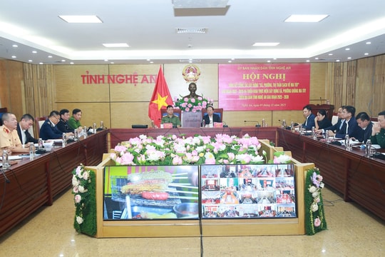 Xây dựng xã, phường Nghệ An không ma túy