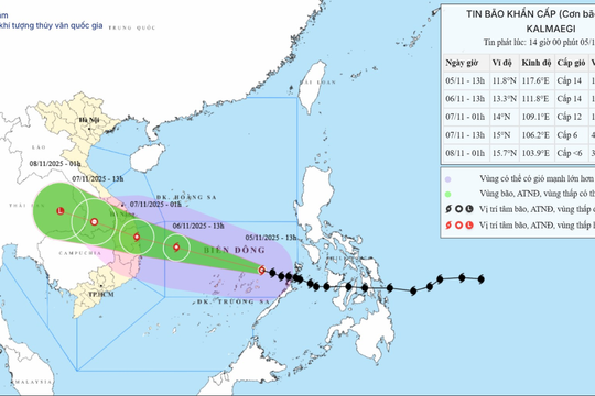 Bão số 13 áp sát đất liền, miền Trung khẩn trương chống bão