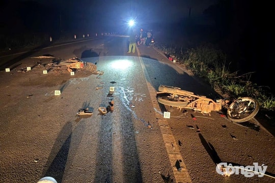 Tai nạn giao thông nghiêm trọng giữa 2 xe máy, 4 người thương vong