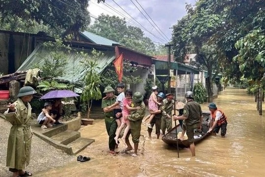 Hoàn thành sơ tán dân cư tại khu vực có nguy cơ sạt lở, lũ quét trước 15 giờ hôm nay