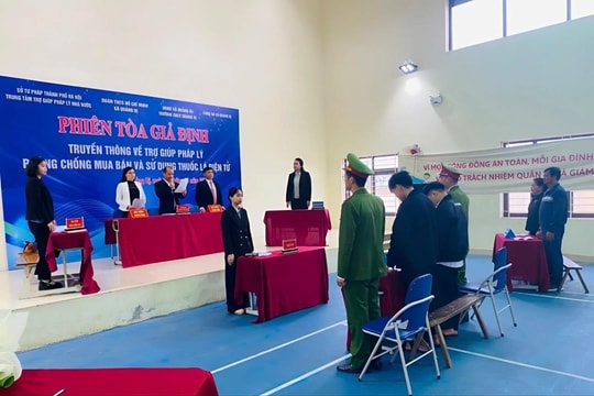 Phiên tòa giả định giúp học sinh nhận thức về hậu quả của hành vi mua bán, tàng trữ, sử dụng thuốc lá