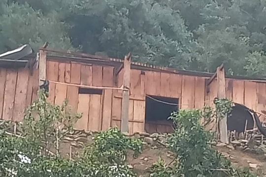 Bão số 13 khiến nhiều nhà dân bị tốc mái