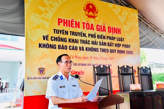 Phiên tòa giả định tuyên truyền pháp luật về chống khai thác IUU: Lan tỏa tinh thần “thượng tôn pháp luật” đến ngư dân TP.HCM