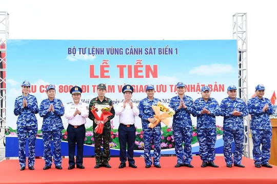 Tàu CSB 8004 lên đường thăm, giao lưu tại Nhật Bản