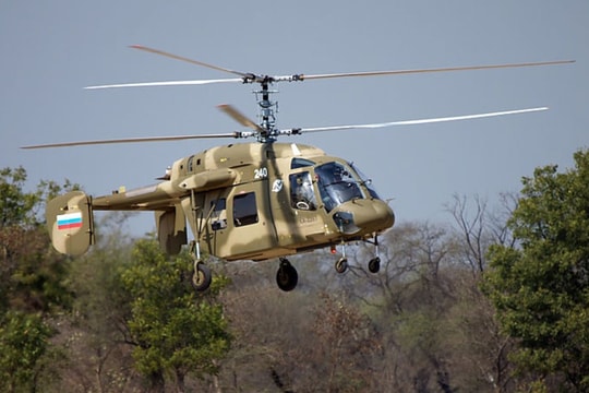 Trực thăng Ka-226 của Nga lao vào nhà dân, 4 người thiệt mạng