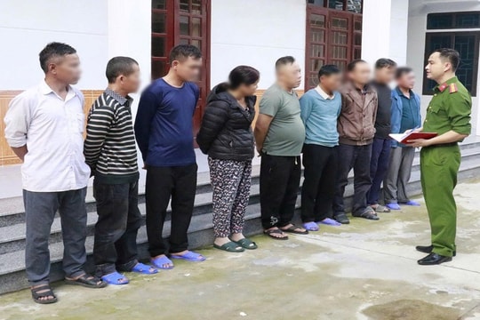 Triệt phá nhóm cờ bạc chuyên lợi dụng đám tang để sát phạt