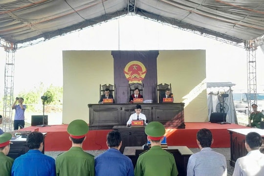 Xét xử lưu động 2 vụ án vi phạm IUU tại Cà Mau