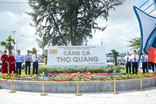 Hoàn thành nâng cấp Cảng cá Thọ Quang giai đoạn 2 trị giá 250 tỷ đồng